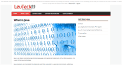Desktop Screenshot of levteck.com
